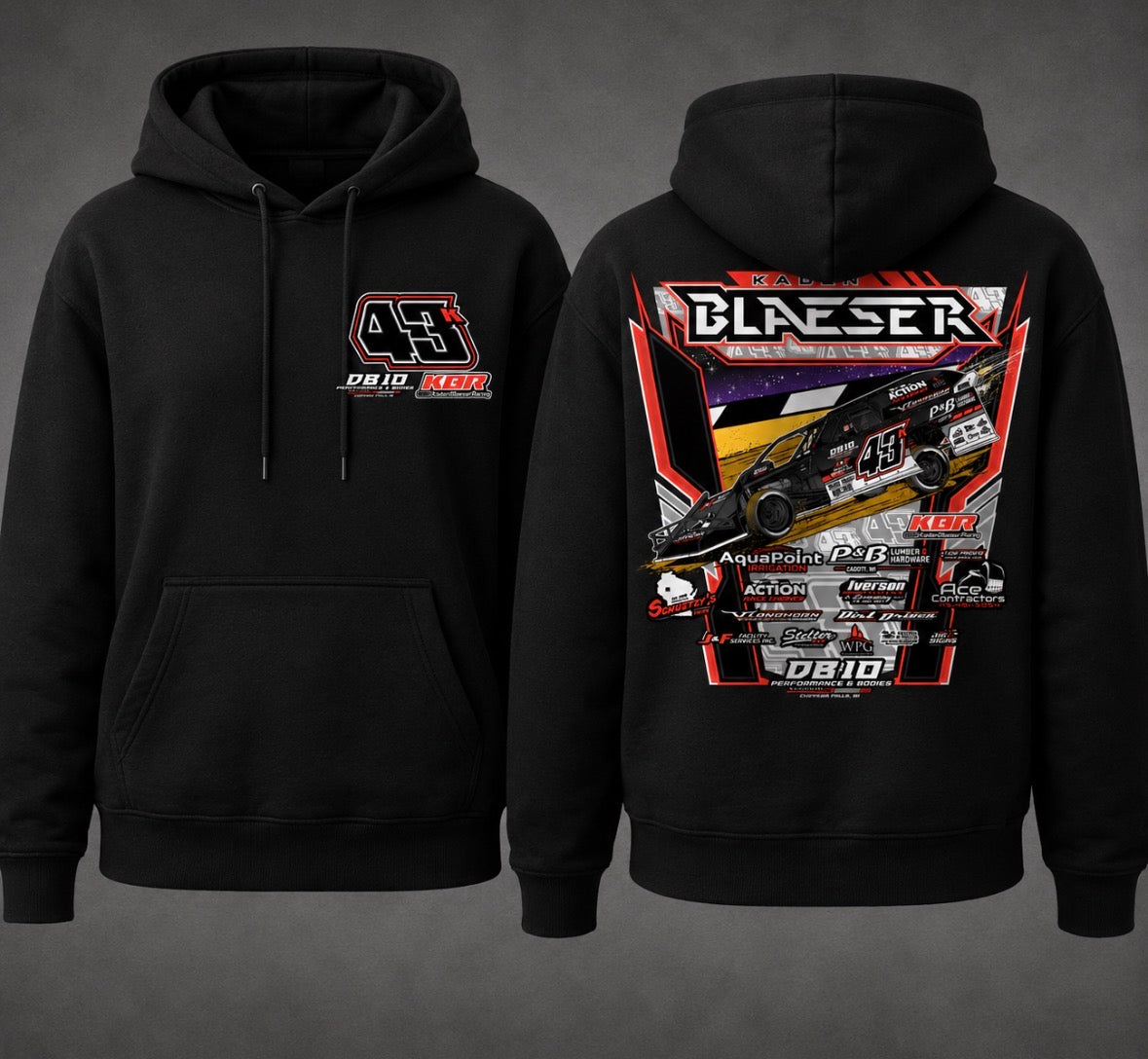 KBR Black Hoodie