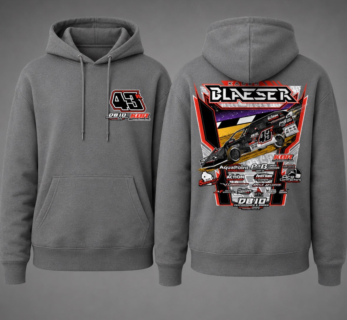 KBR Grey Hoodie