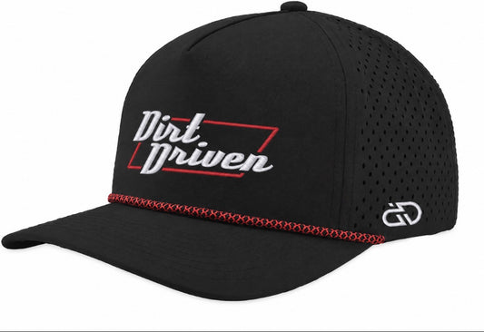 Black/Red Dirt Driven Cap